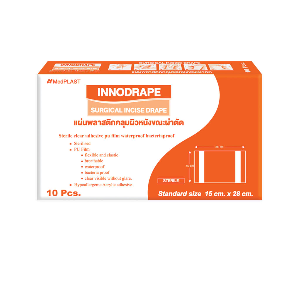 แผ่นพลาสติกคลุมผิวหนัง ขณะผ่าตัด